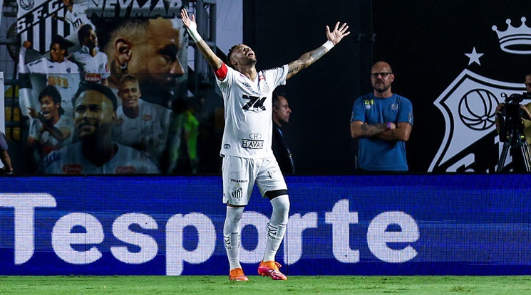 Неймар се развихри с хеттрик за Сантос 