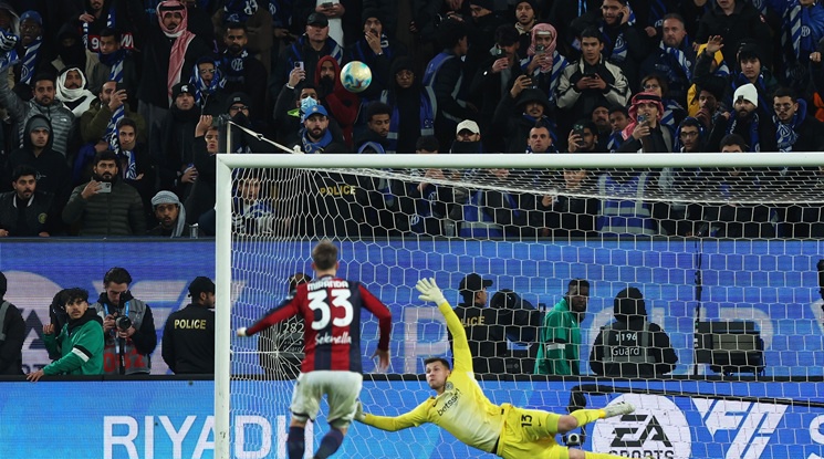 Дузпи между Болоня и Интер определиха съперника на Наполи за финала на Суперкупата