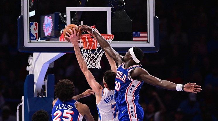 Оклахома Сити Тъндър - Филаделфия 76-ърс (репортаж)