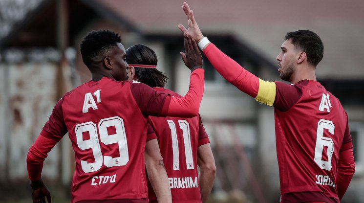 ЦСКА би Дунав в последната си контрола (видео)