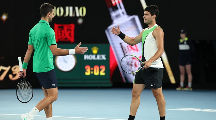 Карлос Алкарас - Новак Джокович (репортаж)