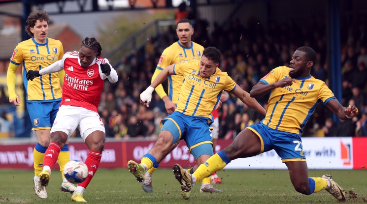 Арсенал достигна до четвъртфиналите на ФА Къп (видео)