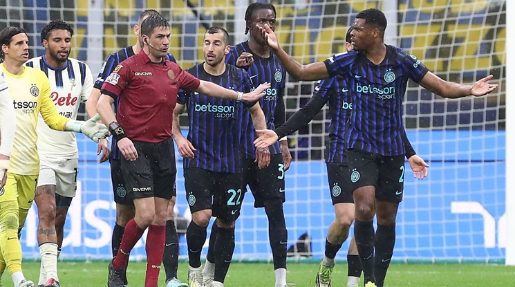 В Интер пак недоволстват от съдията и ВАР