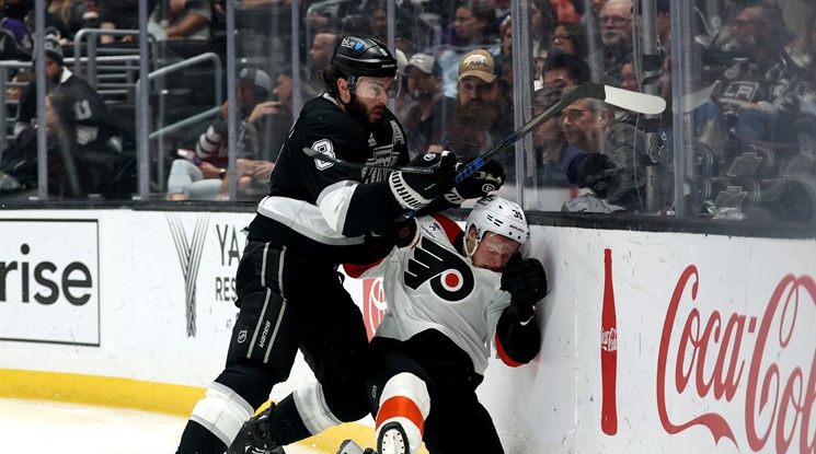 Лос Анджелис Кингс - Филаделфия Флайърс (репортаж)