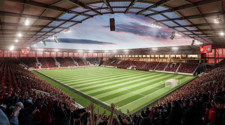 ЦСКА с ново видео за "Армията" - стадионът и теренът ще са сред най-добрите в света