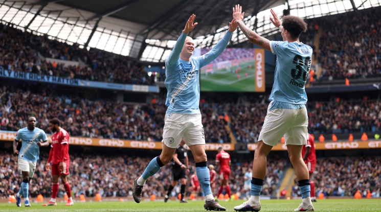 Ман Сити отнесе Ливърпул с 4:0 и стана първият 1/2-финалист за ФА Къп, Холанд наниза хеттрик 