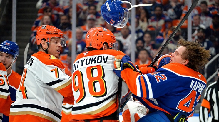 Едмънтън Ойлърс - Анахайм Дъкс (репортаж)